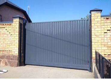 Откатные ворота: Автоматический ворота Заманбап дарбазалар Секционные ворота Откатные — 23