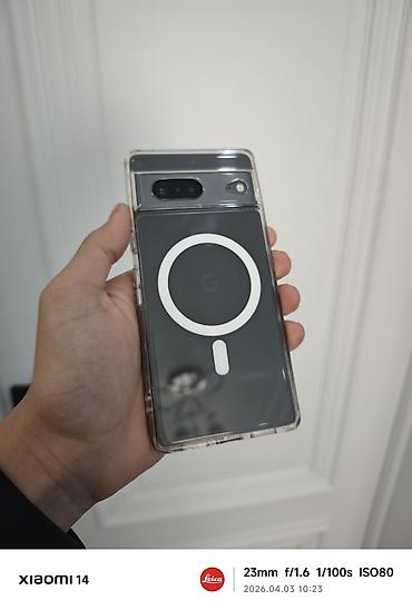 iphone xs msx: Google Pixel 7, Б/у, 128 ГБ, цвет - Черный, 1 SIM, eSIM — 1