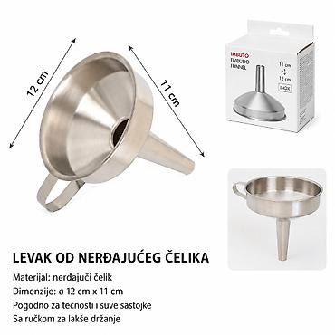 KMT levak 2406763 Praktičan kuhinjski levak od nerđajućeg čelika