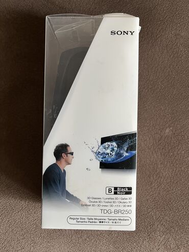 Video oyunlar üçün aksesuarlar: 3D eynəklər. Təzə. Model: Sony TDG-BR250