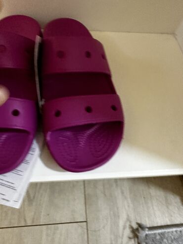 обувь 39: Crocs кроксы розовый