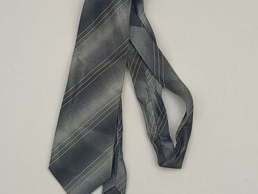 Krawaty i akcesoria: Krawat, kolor - Szary, stan - Zadowalający