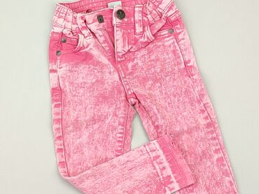 spodnie jeans z przetarciami: Spodnie jeansowe, 1.5-2 lat, 92, stan - Bardzo dobry