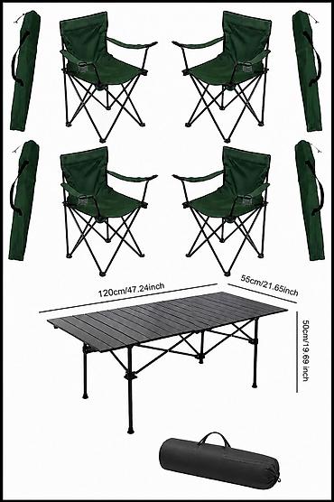 vələmir qiyməti: Balkon üçün, Yeni, Transformer, Dördbucaq masa, 4 stul — 1