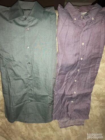 Košulje: Košulja Na duge rukave, S (EU 48), M (EU 50), L (EU 52), Boss, bоја - Siva, Pamuk — 28