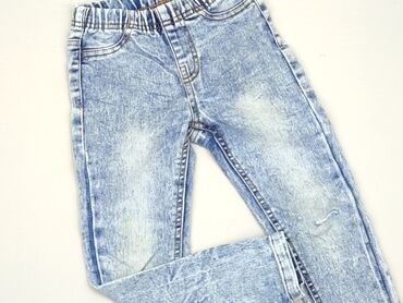 jeans szerokie: Spodnie jeansowe, Little kids, 5-6 lat, 116, stan - Dobry