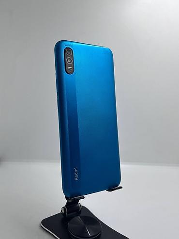 Redmi, Redmi 9A, Б/у, 64 ГБ, цвет - Синий, 2 SIM