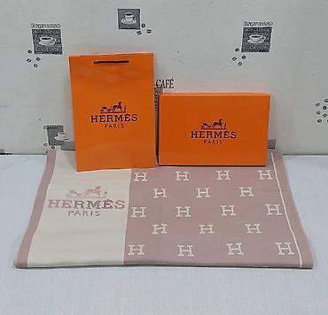 Hicab: Hermes Paris şərf qadınlar üçün, keyfiyyətlidir. - Rəng: pudra-çəhrayı — 9