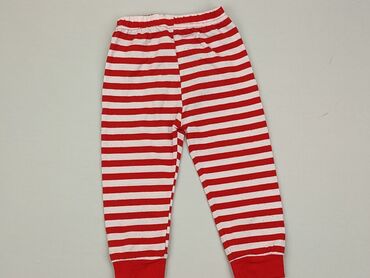 legginsy la mania czerwone: Spodnie dresowe, 6-9 m, stan - Dobry