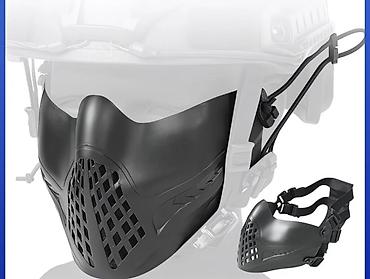 training mask: Taktiki üz qoruyucu maska – qara rəng Məhsul təsviri: - Üzün aşağı — 1