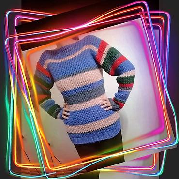 Džemperi, kardigani: XL, Casual, Prugasti — 2