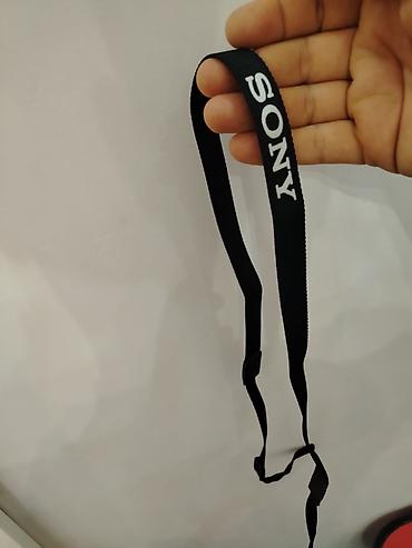 kamera quraşdırma: Məhsul: fotoaparat üçün boyun qayışı - Rəsmi “SONY” yazılı, qara — 3