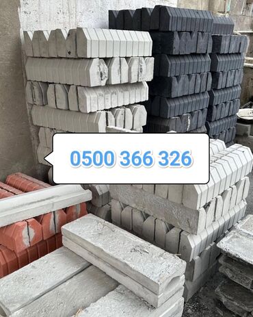 Дорожные бордюры: Дорожный бордюр, Прессованный, Бетонный, Новый — 9