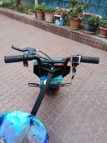 tufan m50 2022: Elektrik drift skuter – iki oturacaqlı model - Rəng: mavi/alov temalı