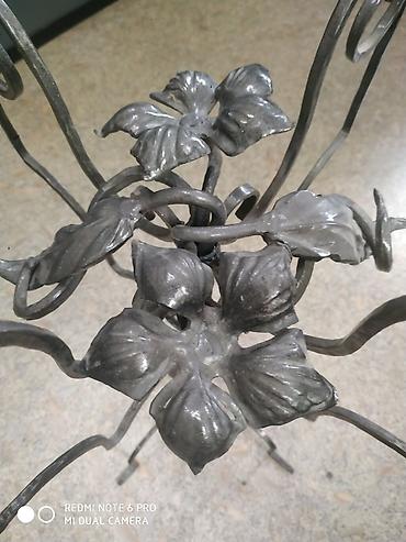 Подсвечники: Кованый подсвечник, ручная работа. Высота 52 см. Ширина 42 см — 4