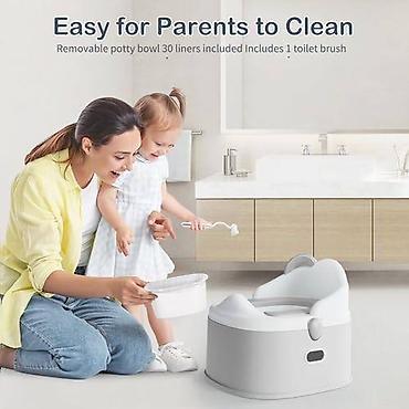 Uşaqlar üçün digər mallar: 🚼 Uşaq üçün 3-ü 1-də Tualet Oturacağı (Potty) Tualetə öyrənməni — 3
