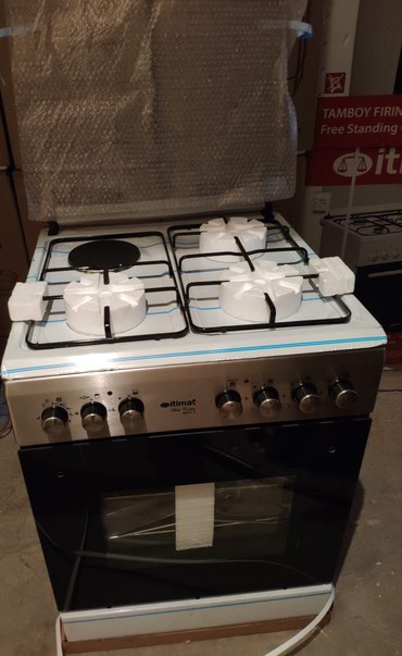 Qaz sobaları: Qaz sobası Ayrıca dayanan, 4 gözlü, Yeni — 4