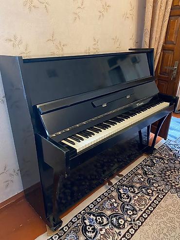 pian: Upright pianino – “Kuban” markası, klassik qara cilalı korpus — 4