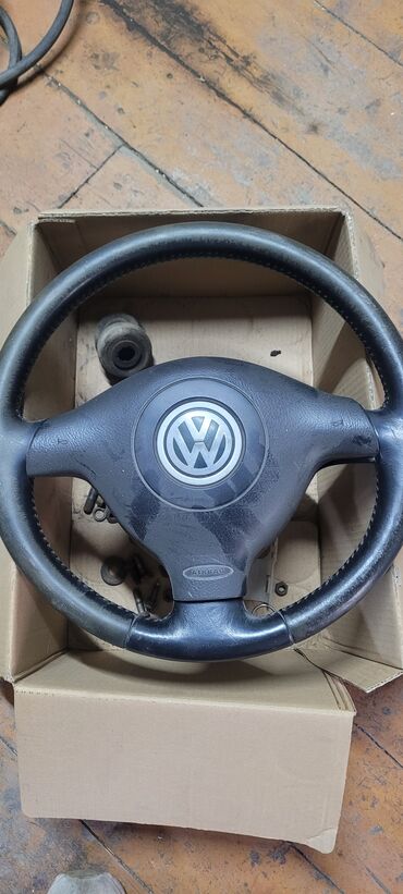 сиденья на гольф 3: Руль Volkswagen 2003 г., Б/у, Оригинал, Германия