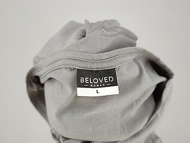 bluzki czarne basic: Beloved, T-shirt damski, rozmiar L — 4