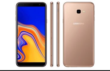 телефон j6: Samsung Galaxy J4 Plus, Б/у, 32 ГБ, цвет - Коричневый, 2 SIM