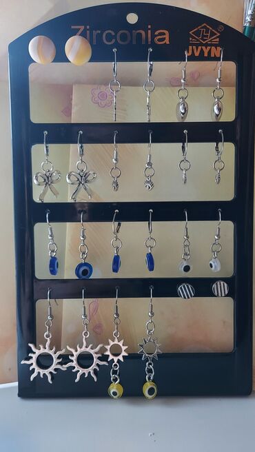 ženski kompleti suknja i sako: Earrings set, Handmade, Material: Beads, Polymer clay