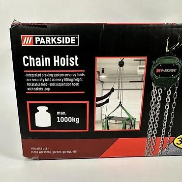 Dizalice: PARKSIDE ručni lančani vitlo (Chain Hoist) – model 496182 - Nosivost — 10