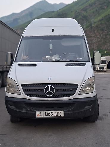 спринтер 2012: Mercedes-Benz Sprinter, длинная база, высокий кузов, белый. - Кузов — 1