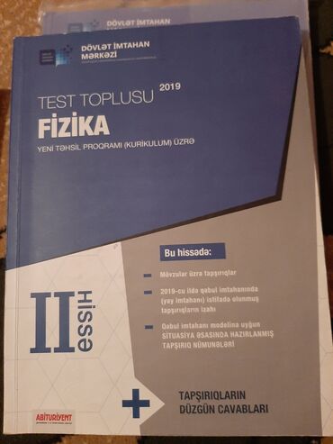 книги журналы cd dvd: Fizika Test toplusu
2ci hissə