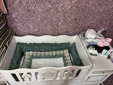 Детские односпальные кровати: Детская односпальная кровать, Б/у, Для девочки, Для мальчика, С матрасом, Дерево, Бесплатная доставка — 5