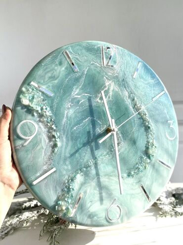 Часы для дома: ✨ Авторские изделия из эпоксидной смолы ✨ Создаём на заказ: часы — 34