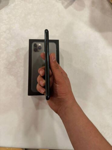 azerbaycan iphone fiyatları: IPhone 11 Pro Max, 256 GB, Matte Midnight Green, Zəmanət, Face ID, Sənədlərlə