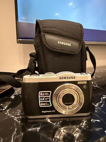 Фото и видеокамеры: Samsung Digimax L80 rəqəmsal fotoaparat - 8.1 MP həlli ilə detallı — 1