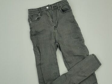 szara jeansowe spódnice: Jeansy, Prettylittlething, 2XS, stan - Dobry