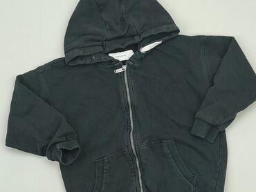 czarny sweterek w serek: Bluza, Reserved, 7 lat, 116-122 cm, stan - Zadowalający