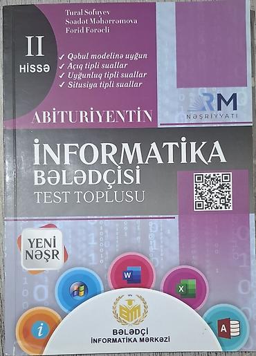 dim informatika 2025 pdf: Abituriyentin İnformatika Bələdçisi – Test Toplusu (II hissə)” — 1