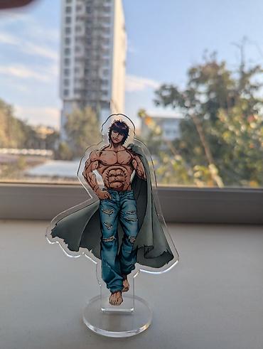 naruto shipuden: Аниме-фигурка футбольной тематики на подставке 2 акриловые по блю локу — 9