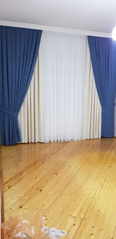 Pərdə və tüllər: Türkiyə istehsalı pərdələri - 1 metrəsi 15 - 20 - 25 manat, Modern — 26