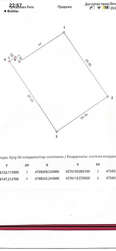 Недвижимость: Продаётся земельный участок возле санатория Кыргызское Взморье. Новое — 5