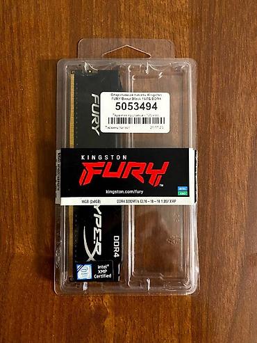 ssd 2: Оперативная память (RAM) для ПК, Новый, Kingston Fury, 8 ГБ, DDR4, 3200 МГц — 1