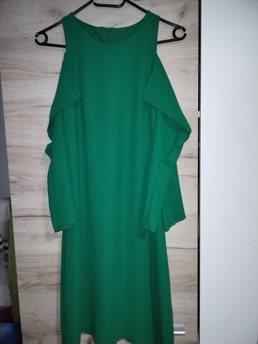 haljina otila: S (EU 36), bоја - Zelena, Večernji, maturski, Drugi tip rukava