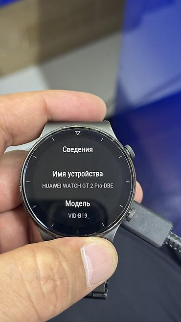 soft shell: Спортивные часы часы, Huawei (Watch GT), GPS, Пульсометр, Компас, Оригинал, Мужские, Б/у — 3