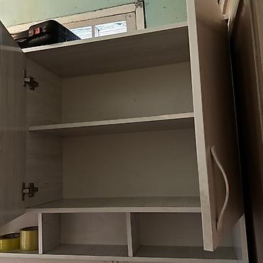 silver kitchen: Продаю б/у Кухонный навесной модуль с полками и шкафами - Материал — 3