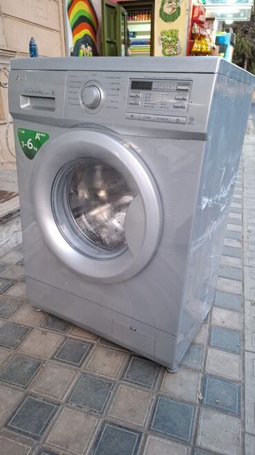 Tikiş maşınları: Paltaryuyan maşın LG, 6 kq, İşlənmiş, Avtomat, Qurutma var, Kredit yoxdur, Ödənişli çatdırılma