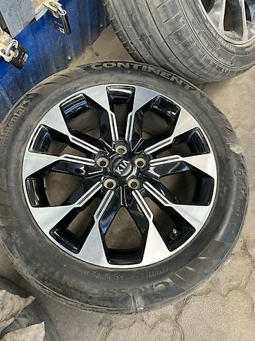 Колеса в сборе 235 / 55 / R 19, Всесезонная, Б/у, 1 шт, Легковые, Литые, отверстий - 5