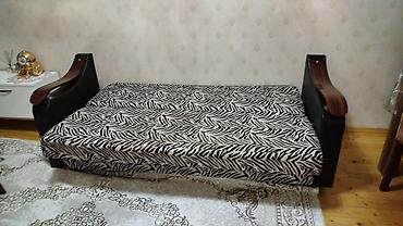 Divanlar: Zebra naxışlı divan‑çarpayı - İkifunksiyalı model: gündəlik — 2