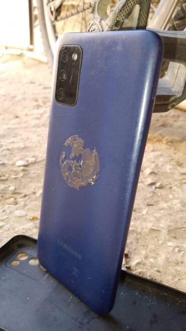 Samsung Galaxy A03s, цвет - Синий, Битый