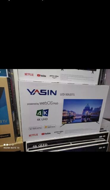 настройка телевизора бишкек: Срочная акция Yasin 50 UD81 webos magic пульт smart Android Yasin