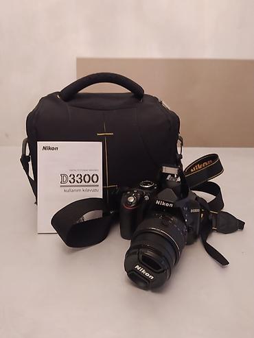 микрофон для компьютера: Nikon D3300 DSLR fotoaparat dəsti Xüsusiyyətlər: - Model: Nikon D3300 — 8