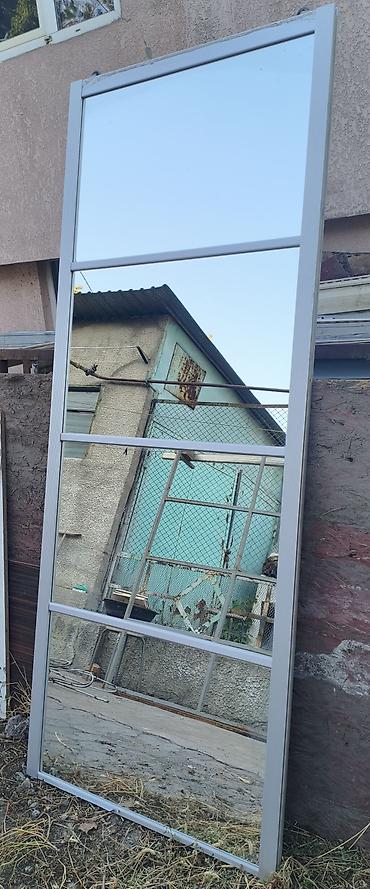 Зеркала: Зеркальная панель/перегородка в алюминиевой раме. - Большой — 1